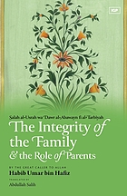 cover for the integrity-of-the-family-and-the-role-of-parents-habib-umar-bin-hafiz item.