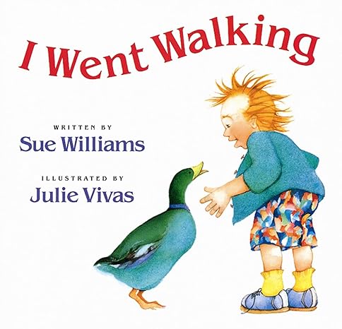 cover for the i-went-walking-written-by-sue-williams-illustrated-by-julie-vivas item.